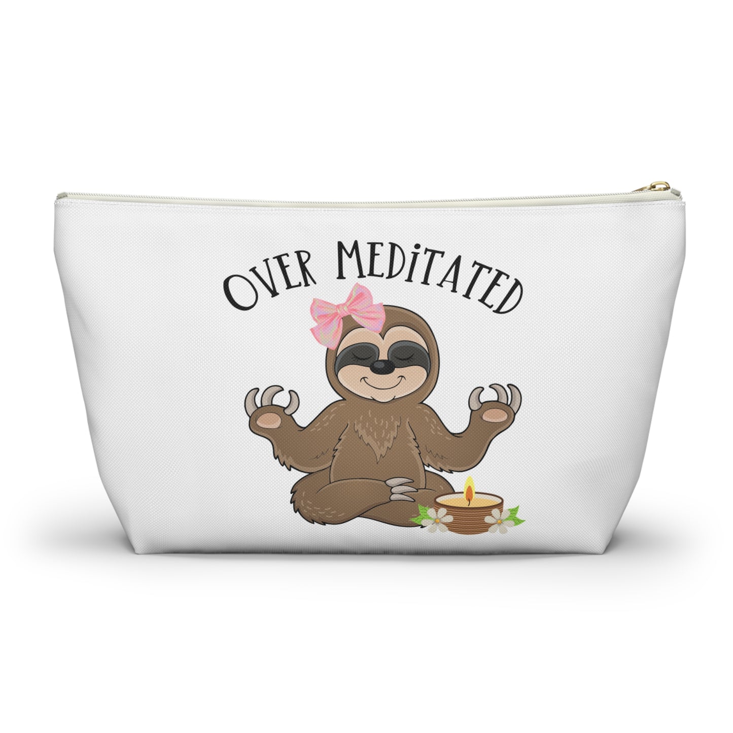 Over meditated cosmetic bag Accessory Pouch w T-bottom travel bag for women, toiletries bag, pencil bag, travel case, makeup bag, gifts