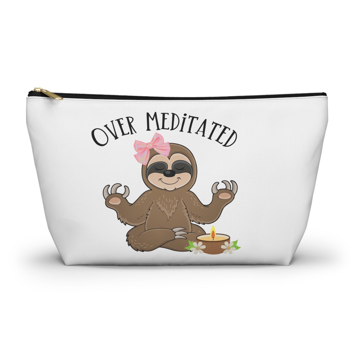 Over meditated cosmetic bag Accessory Pouch w T-bottom travel bag for women, toiletries bag, pencil bag, travel case, makeup bag, gifts