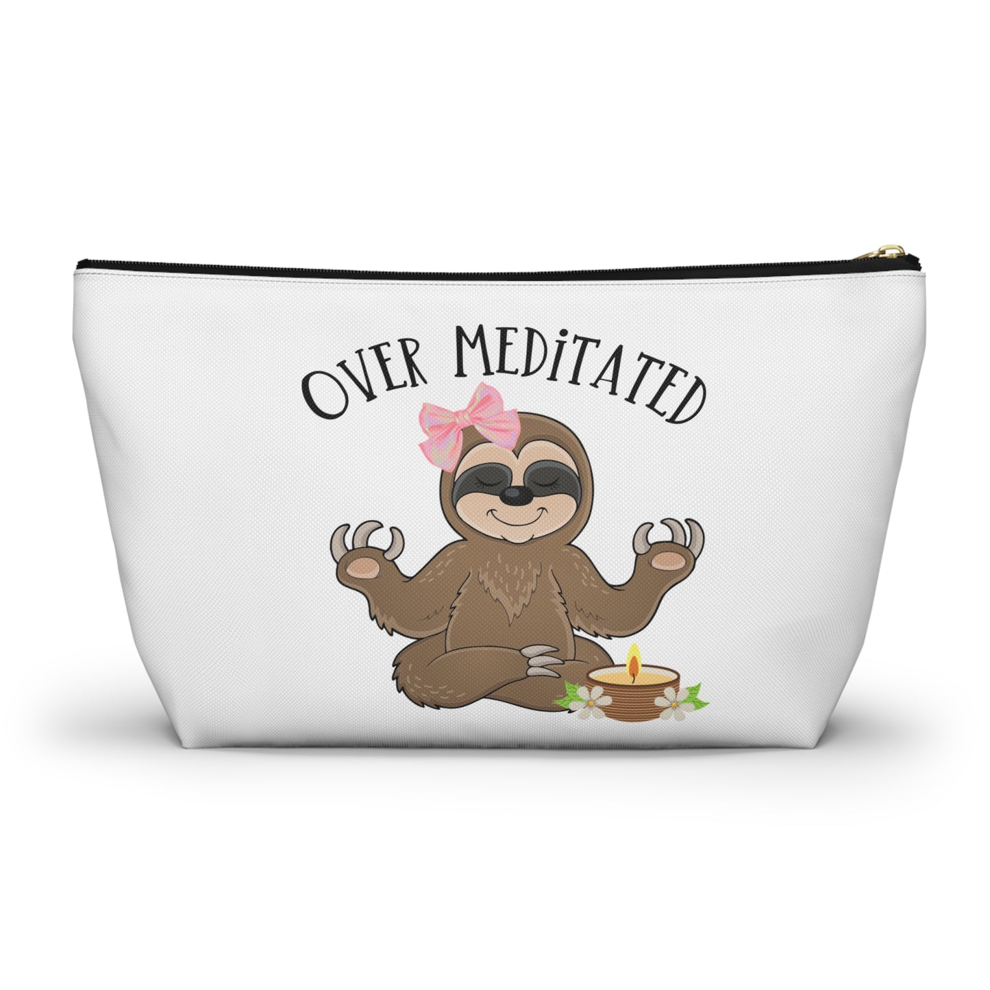Over meditated cosmetic bag Accessory Pouch w T-bottom travel bag for women, toiletries bag, pencil bag, travel case, makeup bag, gifts