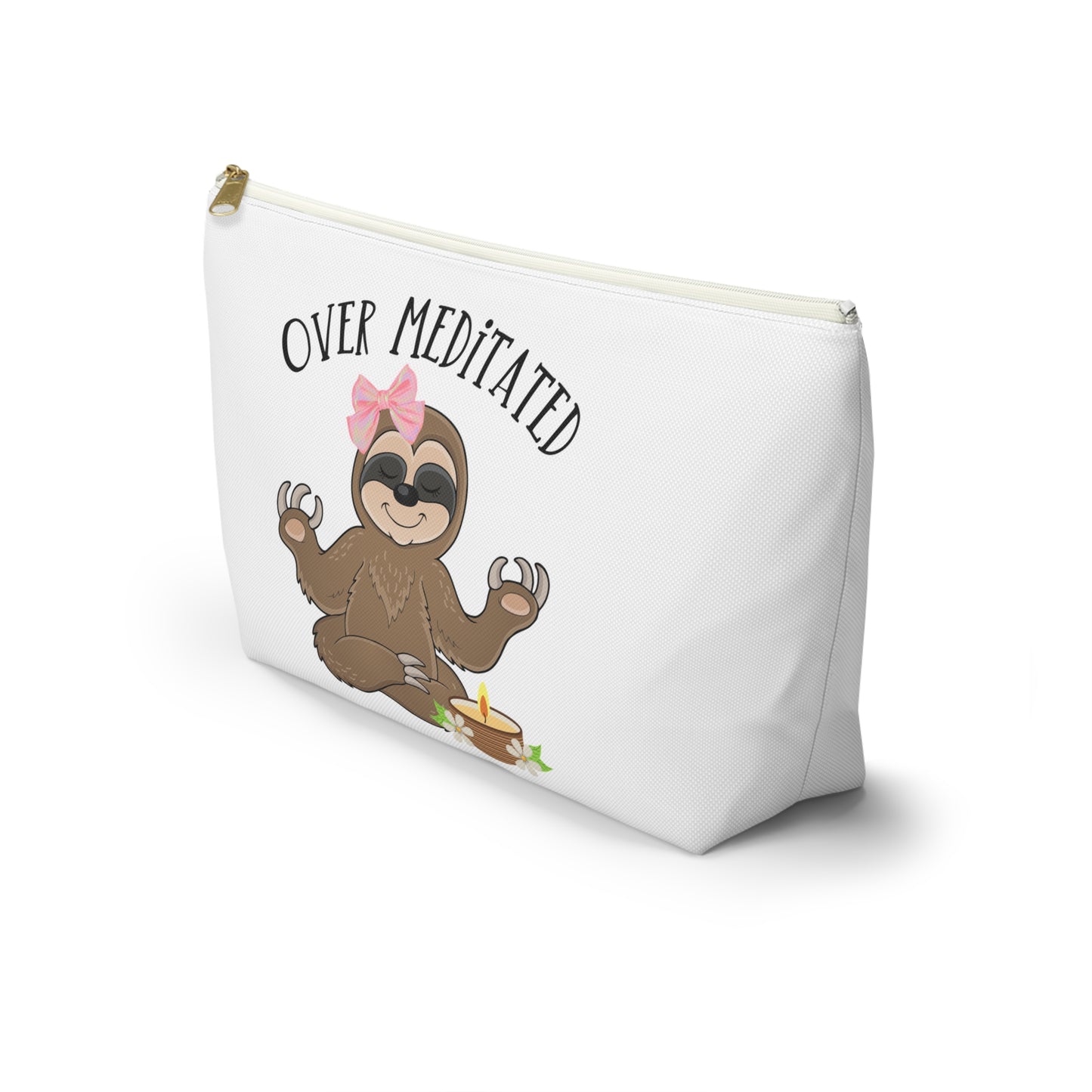 Over meditated cosmetic bag Accessory Pouch w T-bottom travel bag for women, toiletries bag, pencil bag, travel case, makeup bag, gifts
