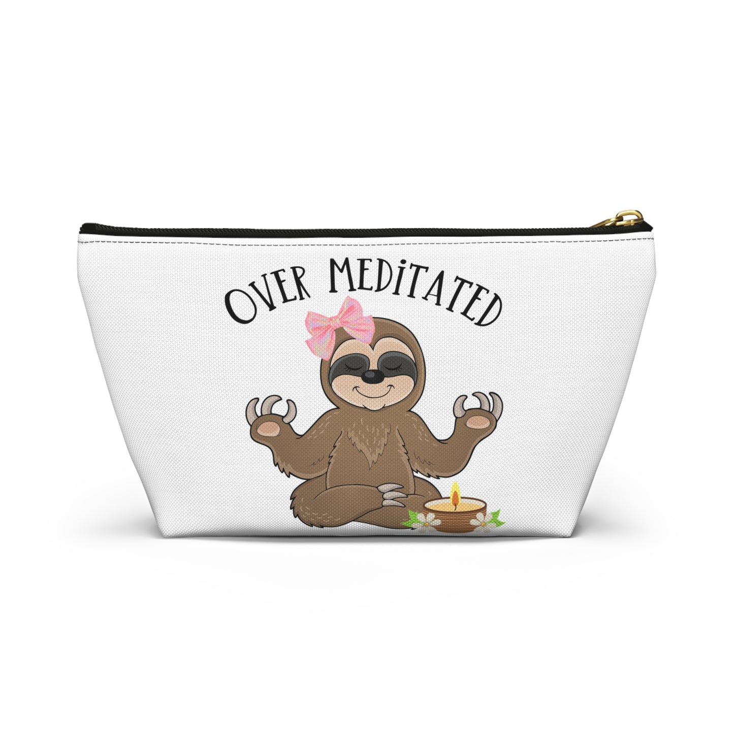 Over meditated cosmetic bag Accessory Pouch w T-bottom travel bag for women, toiletries bag, pencil bag, travel case, makeup bag, gifts