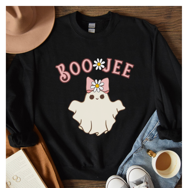 Boo Jee sweatshirt, Halloween ghost sweatshirt, Spooky season shirt, Boo Jee shirt, Spooky Vibes sweatshirt, Funny Halloween shirt