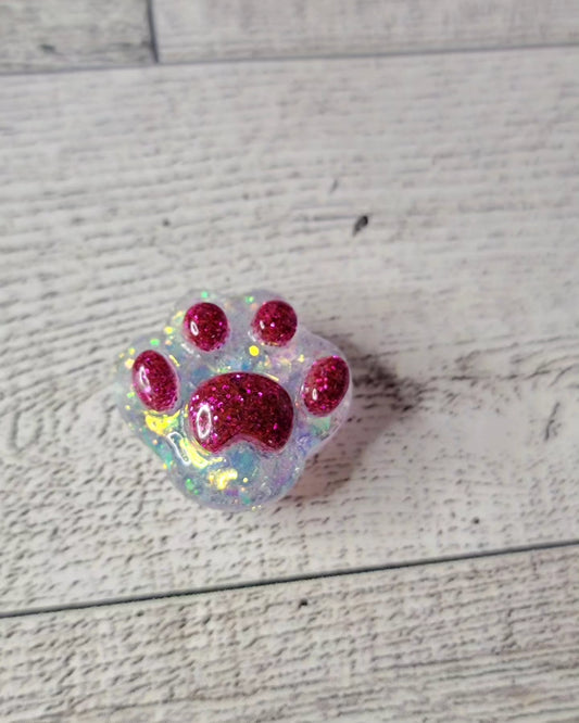 Dog paw print photo picture magnets set, puppy paw mini magnets, cute magnets, decorative board office magnets, doggie gifts for her, friend