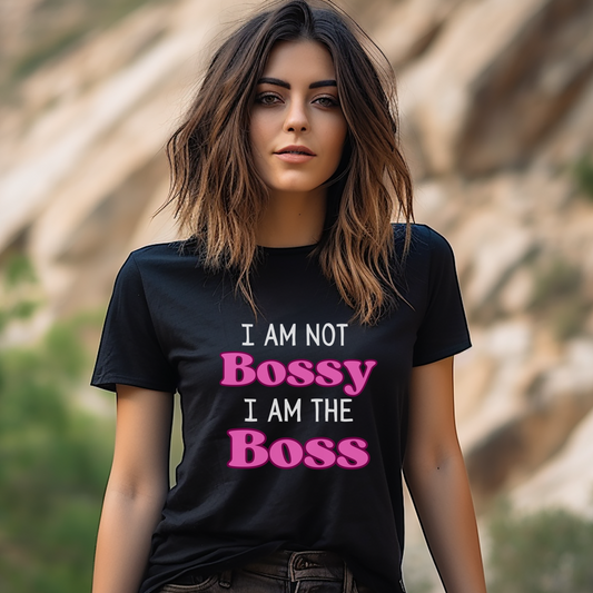 I am the boss t-shirt, not a bossy girl Entrepreneur shirt, gifts for boss, Entrepreneur Gifts, gifts for her