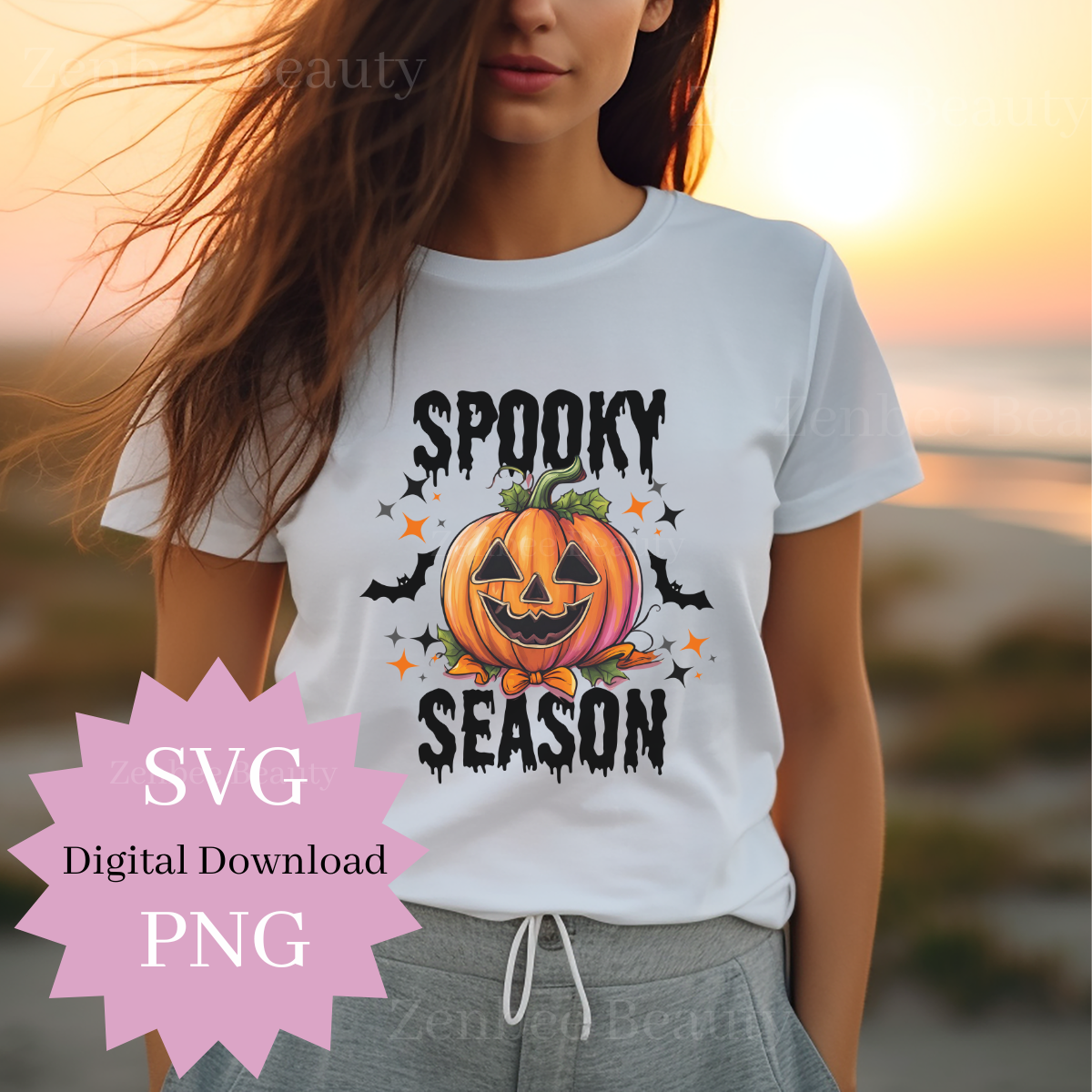 Spooky Season Halloween SVG PNG | Pumpkin Jack O’ Lantern Digital Download