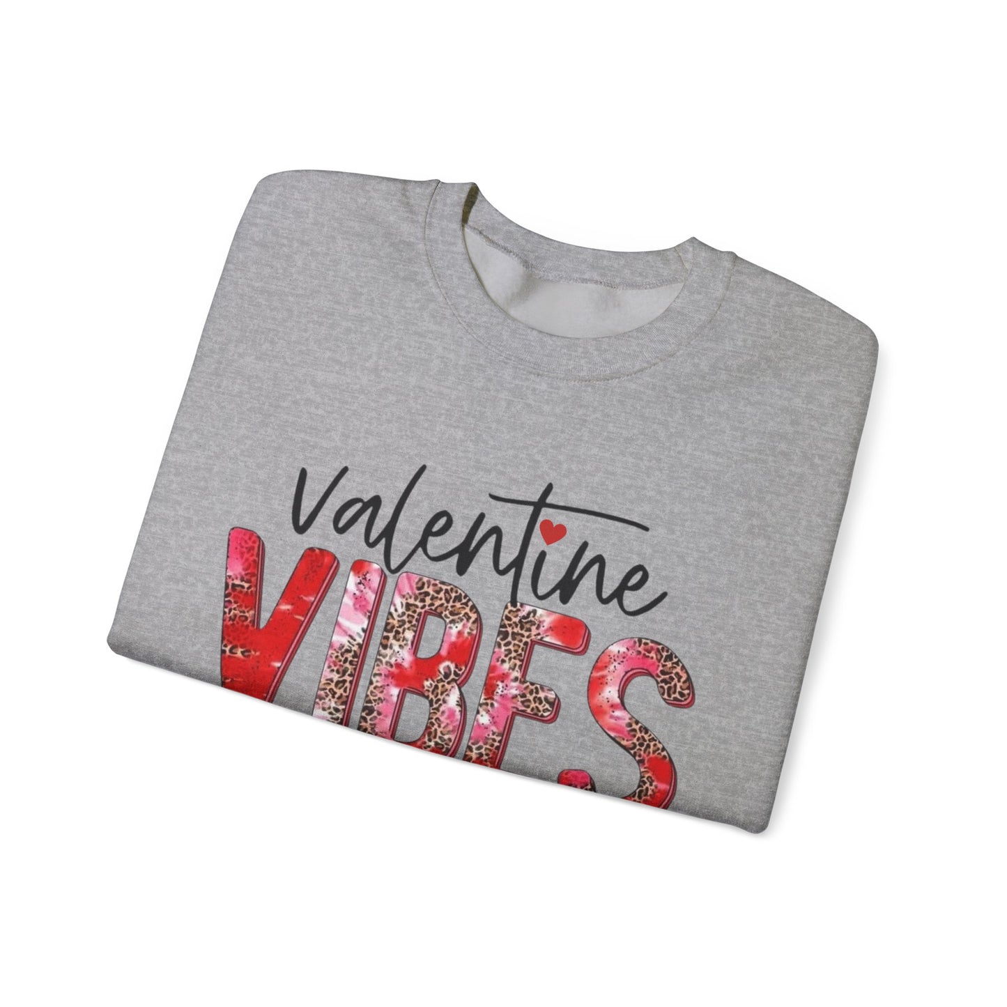 Valentines Vibes Sweatshirt, Cozy Winter Weather Crew Neck for Women - Unisex Sweatshirt, Valentine's Day Gift, Warm Pullover sweater,