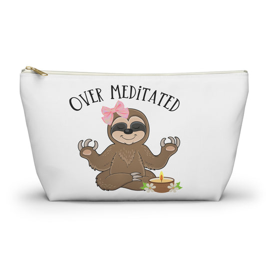 Over meditated cosmetic bag Accessory Pouch w T-bottom travel bag for women, toiletries bag, pencil bag, travel case, makeup bag, gifts