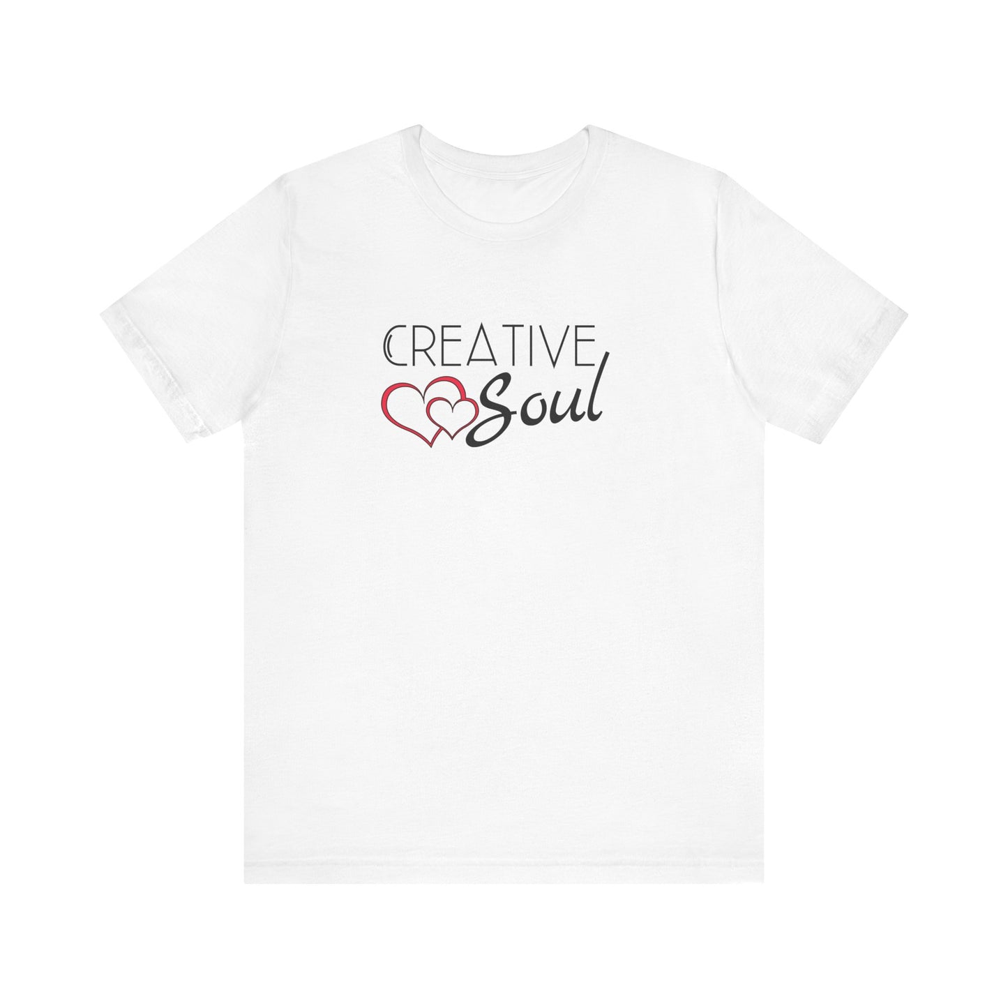 Creative Soul Women's motivational inspirational Tshirt, crafter Tee, simple heart Soul shirt, positive gift for her, friend teen