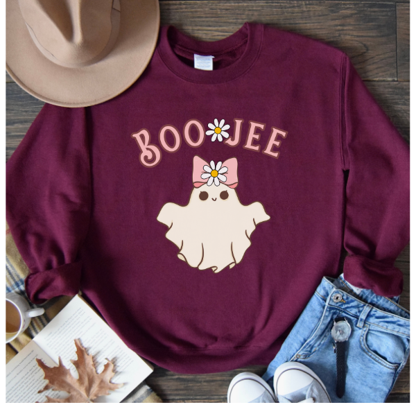 Boo Jee sweatshirt, Boo Jee shirt, Halloween ghost sweatshirt, Spooky season shirt, Boo Jee ghost shirt, Spooky Vibes sweatshirt, Funny Halloween shirt, Halloween gift.