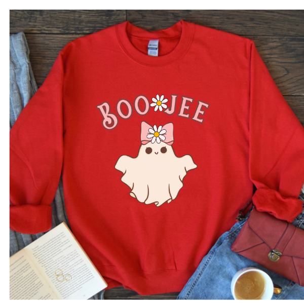 Boo Jee sweatshirt, Boo Jee shirt, Halloween ghost sweatshirt, Spooky season shirt, Boo Jee ghost shirt, Spooky Vibes sweatshirt, Funny Halloween shirt, Halloween gift.