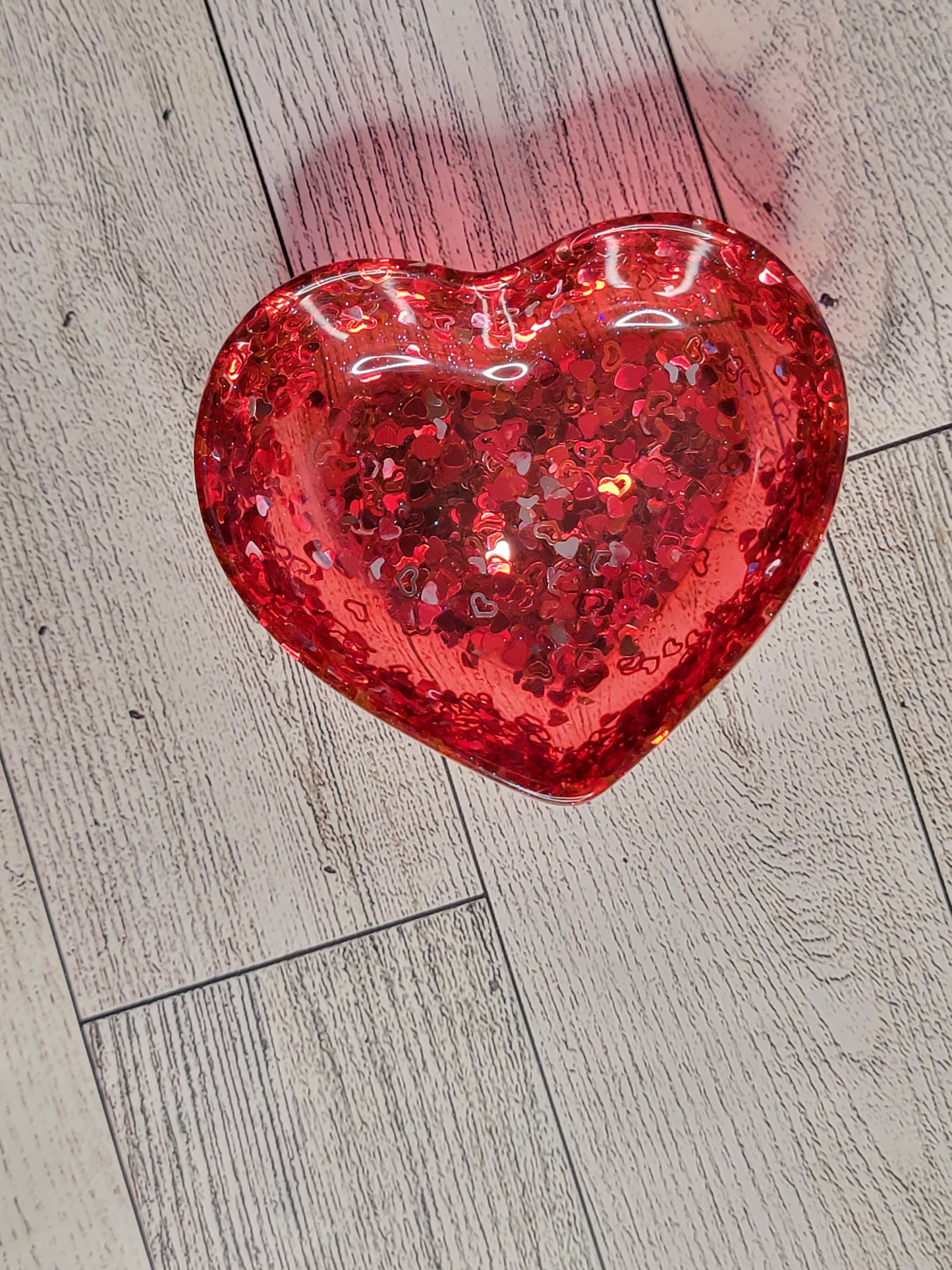 Heart Jewelry dish cute handmade trinket tray